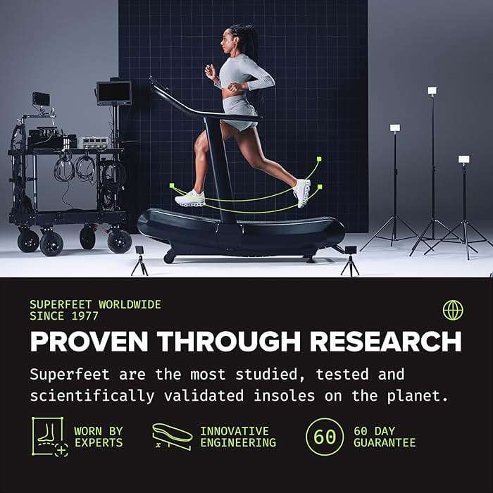 Superfeet All-Purpose Support High Arch Insoles (Green) for Active Lifestyle with High Arch Support - Men 5.5-7 / Women 6.5-8 - Image 4