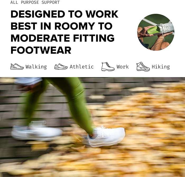 Superfeet All-Purpose Support High Arch Insoles (Green) for Active Lifestyle with High Arch Support - Men 5.5-7 / Women 6.5-8 - Image 6