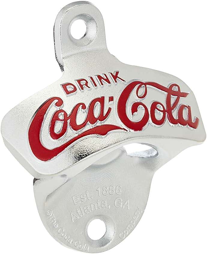 TableCraft Coca-Cola Wall Mount Bottle Opener Small - Image 1