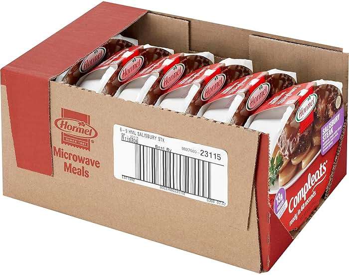 HORMEL COMPLEATS Salisbury Steak Microwave Tray, 9 oz. (6 Pack) - Image 3