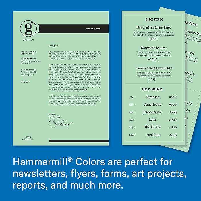 Hammermill Colored Paper, 20 lb Green Printer Paper, 8.5 x 11-1 Ream (500 Sheets) - Made in the USA, Pastel Paper, 103366R - Image 7