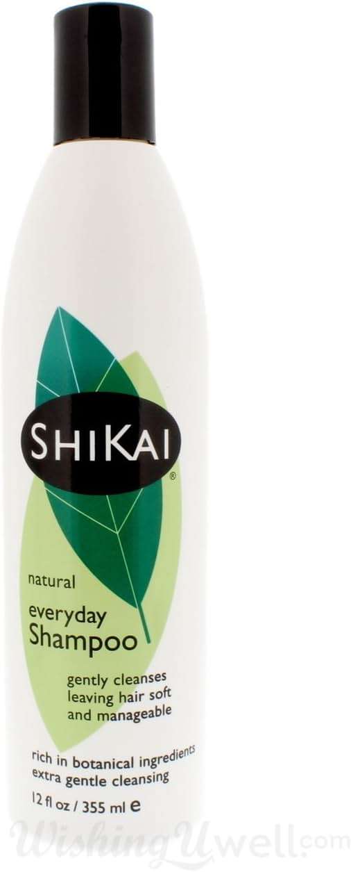 ShiKai - Natural Everyday Shampoo, Plant-Based, Non-Soap, Non-Detergent, Gently Cleanses Leaving Hair Soft and Manageable (12 Ounces, Pack of 3) - Image 2