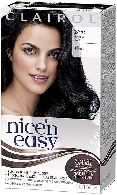 Clairol Nice'n Easy Liquid Permanent Hair Dye, 2 Black Hair Color, Pack of 3 - Image 3