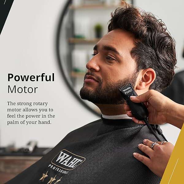 Wahl Professional Peanut Corded Trimmer - Compact, Lightweight Powerful Rotary Motor Grooming Tool, with 4 Trimming Guides and Accessories - Image 3