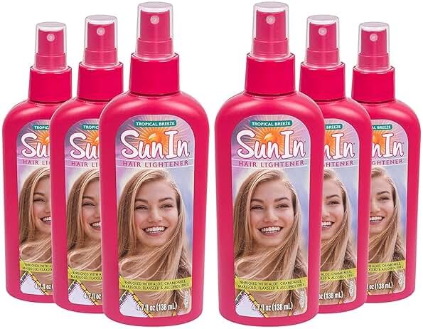 Sun In Original Spray-In Hair Lightener, Tropical Breeze , 4.7-Ounce Bottles (Pack of 6) - Product Image