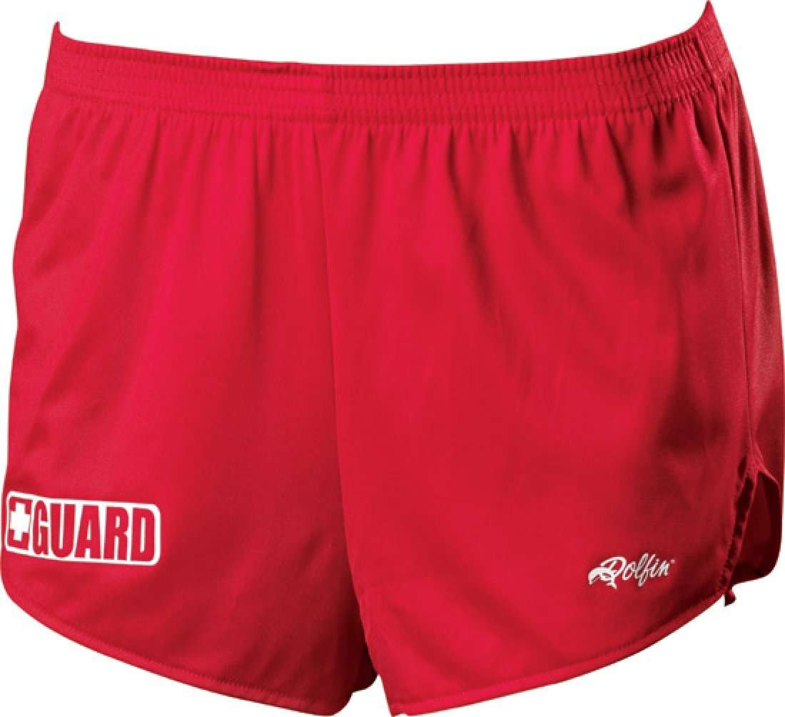 Dolfin Swimwear Female Cover-Up Short W/Guard Logo-Red - Image 1