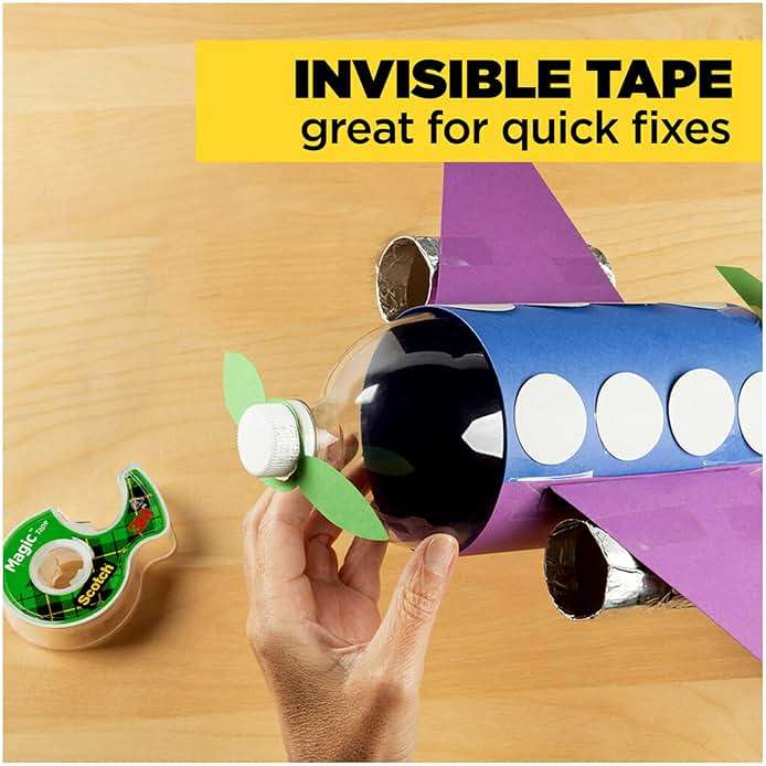 Scotch Magic Tape, Invisible, Home Office Supplies and Back to School Supplies for College and Classrooms, 24 Rolls - Image 8
