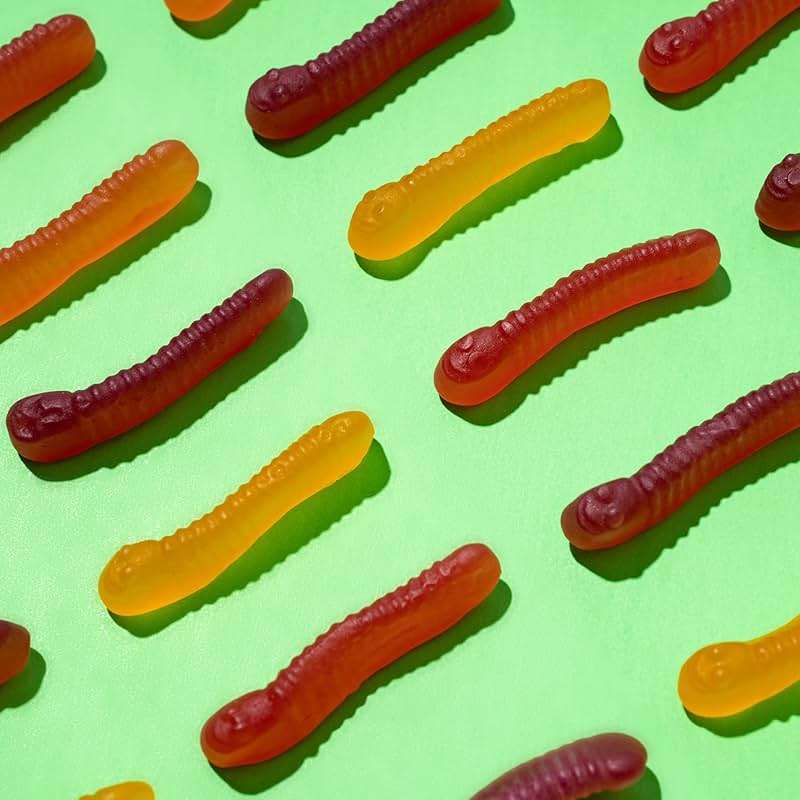 Surf Sweets Gummy Worms, Made with Organic Cane Sugar and Organic Fruit Juice, Gluten Free, Nut-Free, Vegetarian and No Artificial Colors or Flavors, 2.75 oz (Pack of 12) - Image 6