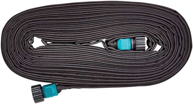 Gilmour 50' Black Flat Weeper Soaker Hose for Garden Beds, Drip Irrigation Outdoor Hose, Flexible Garden Hose for Vegetable Gardens, Flower Beds, Lawns, and Orchards - Image 3