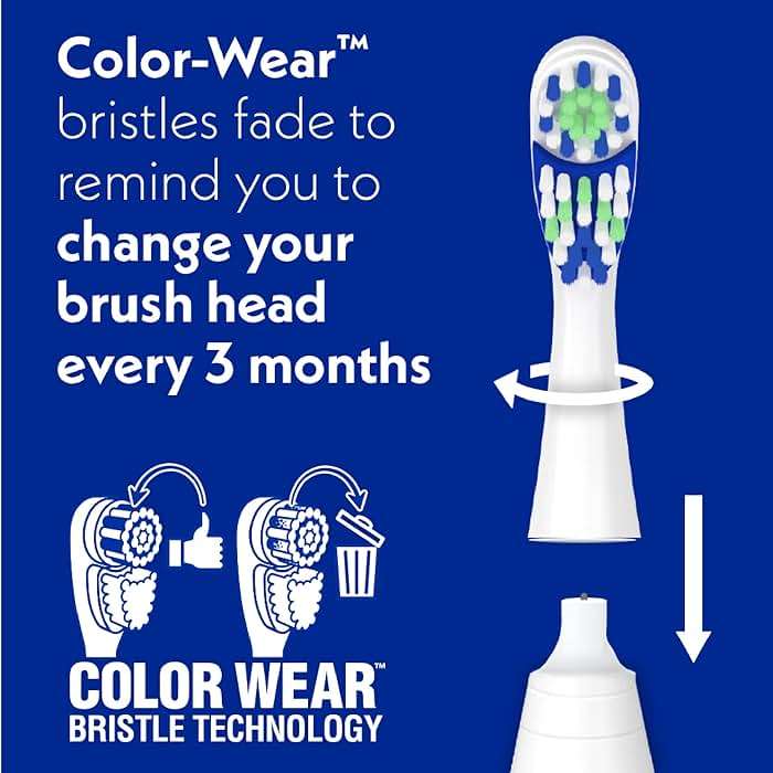Spinbrush PRO CLEAN Battery Powered Toothbrush, Soft Bristles, 1 Count, Gold or Blue Color May Vary - Image 9