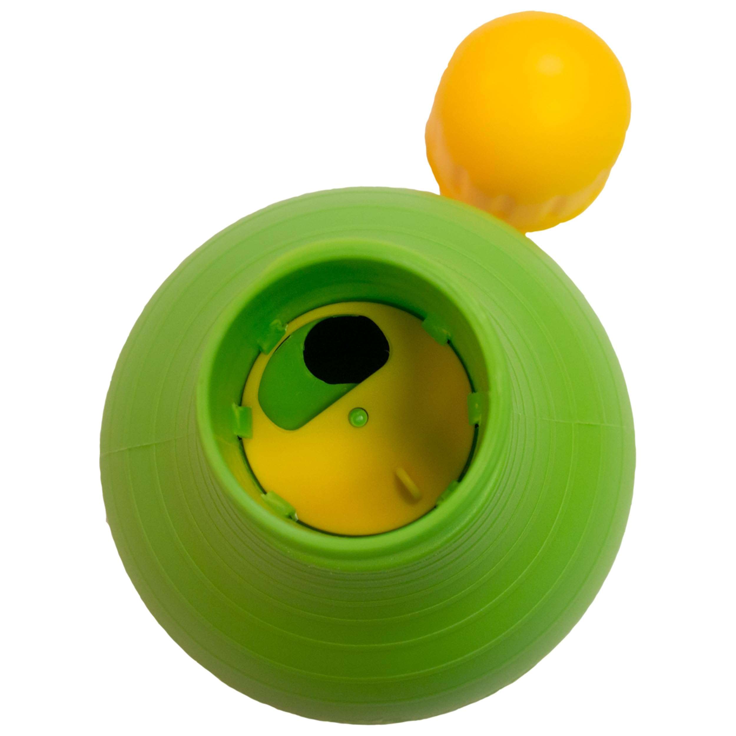 Starmark Bob-A-Lot Interactive Dog Pet Toy, Large, Yellow/Green/Purple - Image 6