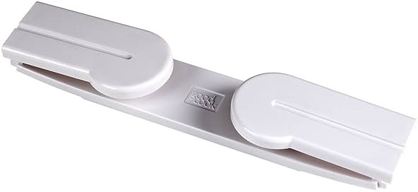 GoodCook Deluxe Wall Mount Paper Towel Holder, Under Cabinet, Screws Included, White - Product Image