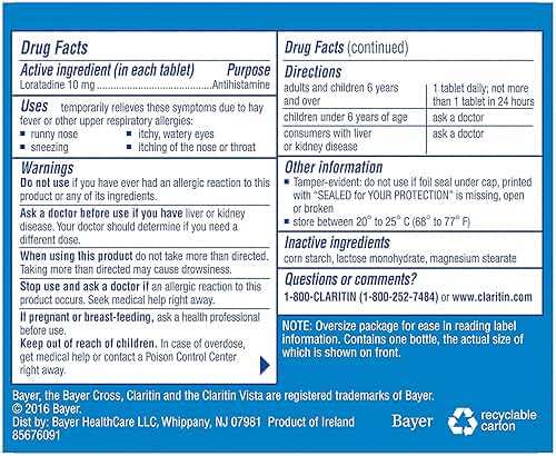 Claritin Indoor & Outdoor Allergy Relief, 90-Tablets - Image 2