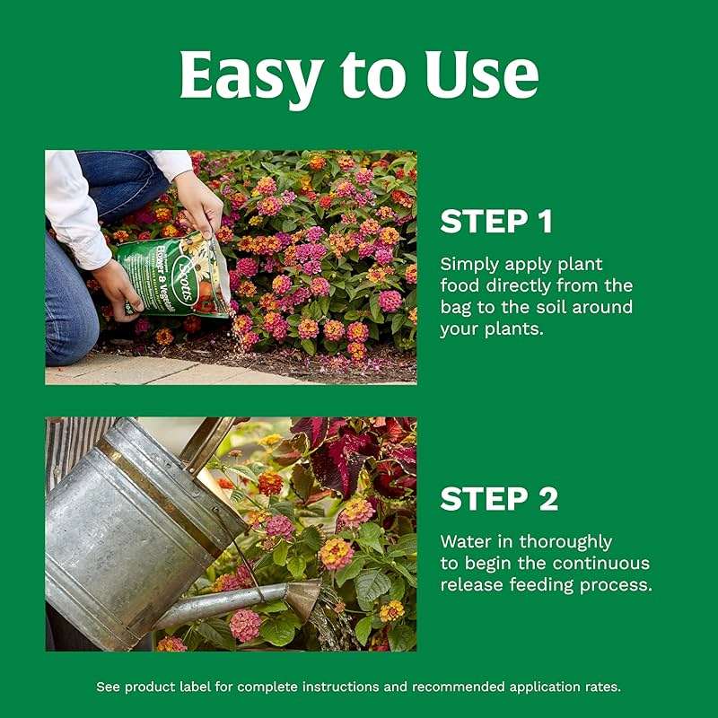Scotts All Purpose Flower and Vegetable Continuous Release Plant Food, For Outdoor In-Ground Plants, 3 lb. - Image 8