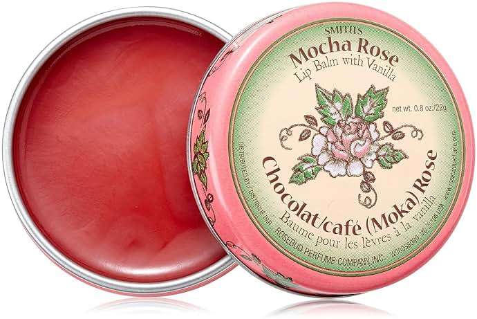 Rosebud Lip Balm, Mocha Rose.8 Ounce - Image 1