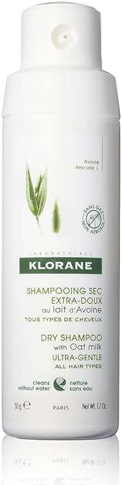 Klorane Ultra Gentle Dry Shampoo with Oat+ - Gentle Formula - Instantly Revives Hair and Eliminates Odor, Dirt, and Oils - Hypoallergenic & Vegan - Paraben & Sulfate-Free - Image 1