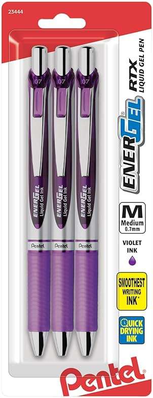 Pentel 756260 EnerGel RTX Retractable Gel Pens Medium - Image 1