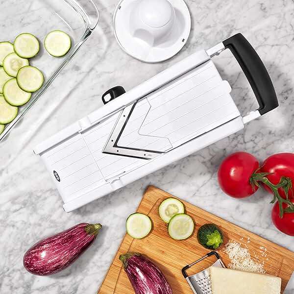 OXO Good Grips V-Blade Mandoline Slicer, White (1155700) - Image 2