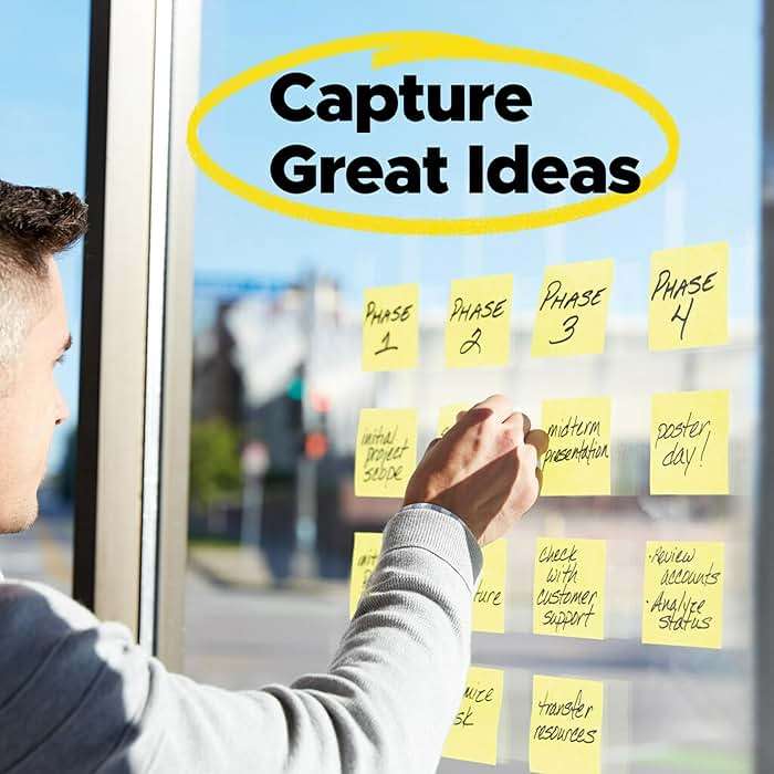 Post-it Super Sticky Dispenser Pop-up Notes, 10 Sticky Note Pads, 3 x 3 in., 2X the Sticking Power, School Supplies and Office Products, Use with Post-it Note Dispensers, Canary Yellow - Image 7