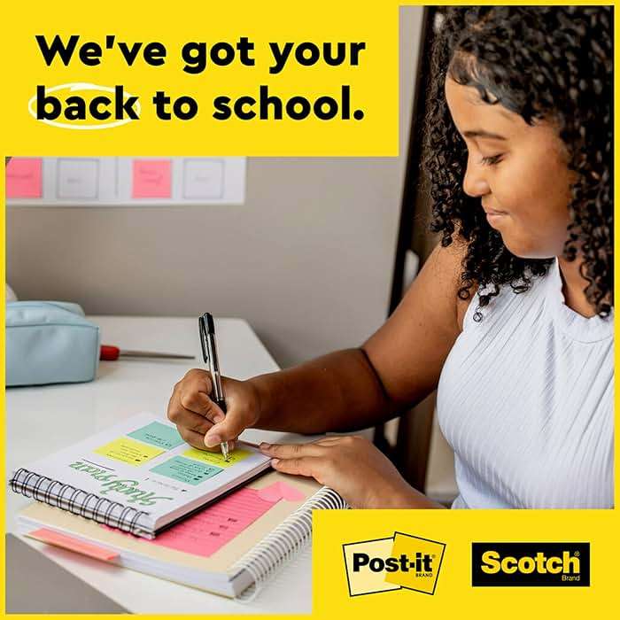 Post-it Super Sticky Dispenser Pop-up Notes, 10 Sticky Note Pads, 3 x 3 in., 2X the Sticking Power, School Supplies and Office Products, Use with Post-it Note Dispensers, Canary Yellow - Image 10