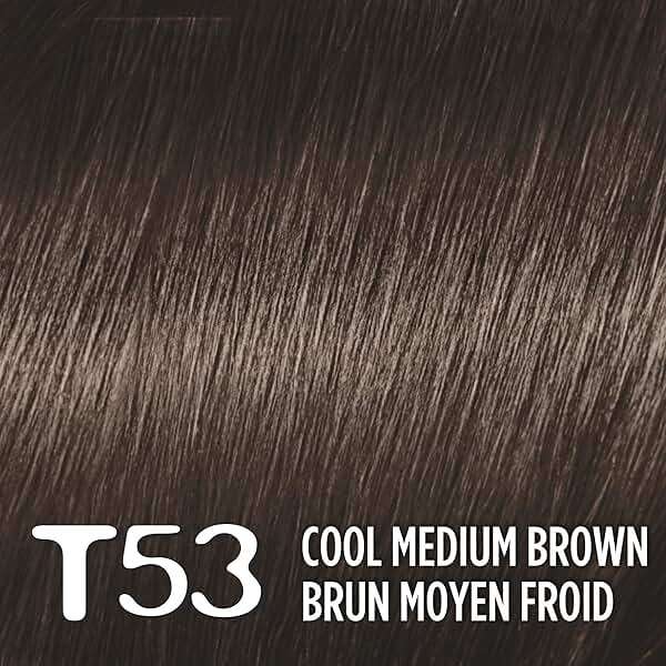 L'Oreal Paris Feria Multi-Faceted Shimmering Permanent Hair Color, T53 Moonlit Tortoise (Cool Medium Brown), Pack of 1, Hair Dye - Image 2