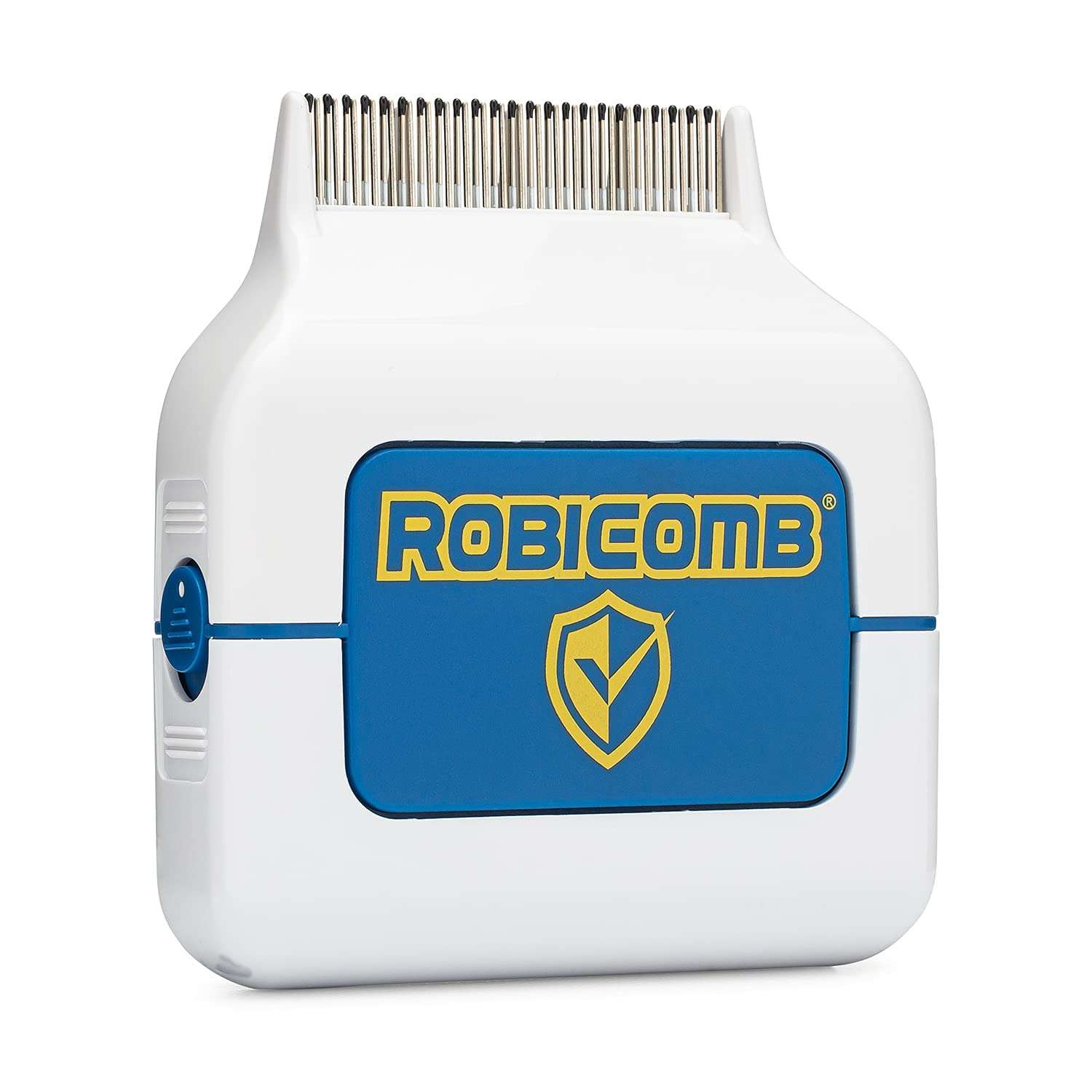 LiceGuard RobiComb Electronic Head Lice Comb, Gentle Lice Treatment for Kids & Adults, Clinically Tested Zapping Nit Comb Detects & Kills Super Lice in Thick, Fine & Curly Hair, Microcharge Technology - Image 1