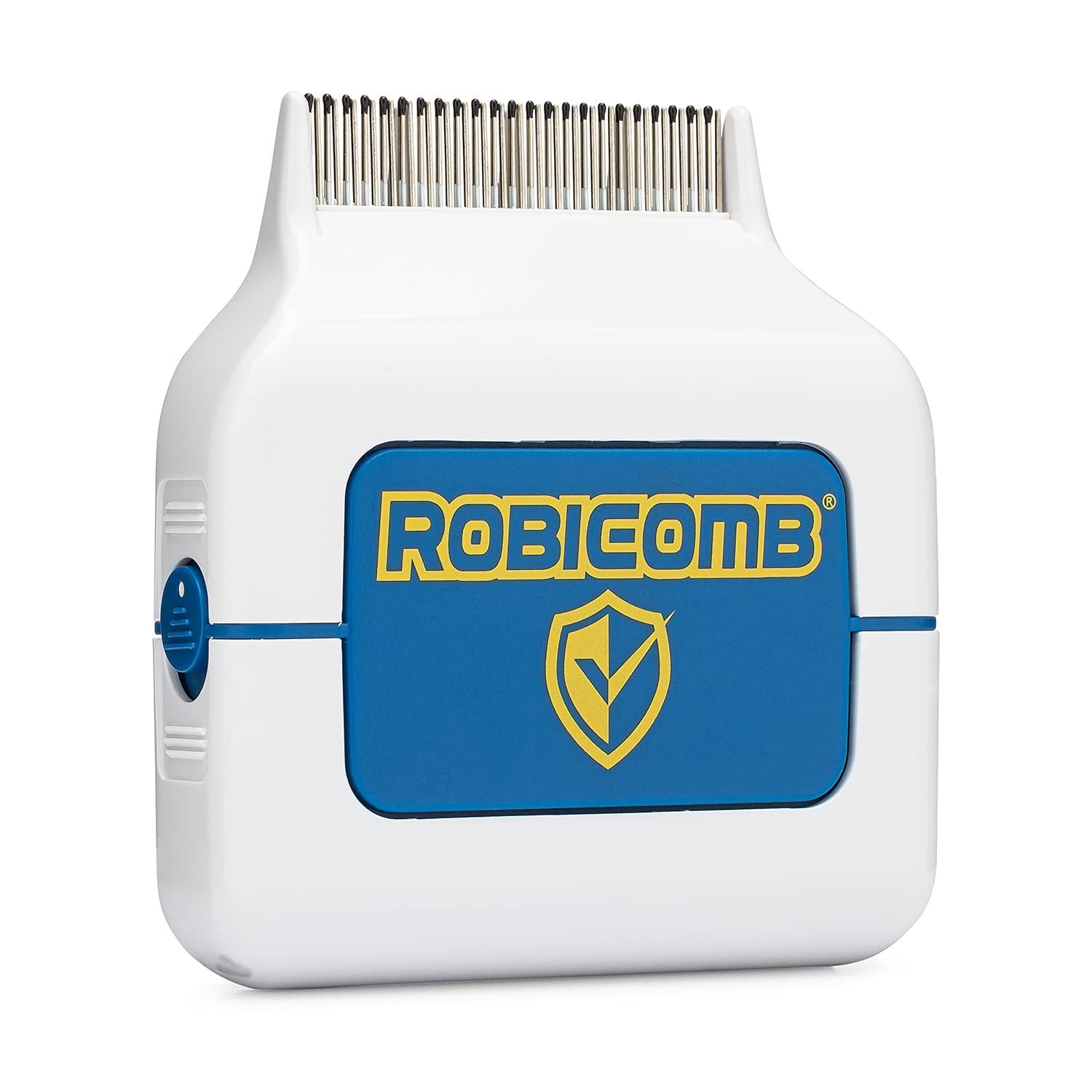 LiceGuard RobiComb Electronic Head Lice Comb, Gentle Lice Treatment for Kids & Adults, Clinically Tested Zapping Nit Comb Detects & Kills Super Lice in Thick, Fine & Curly Hair, Microcharge Technology - Product Image