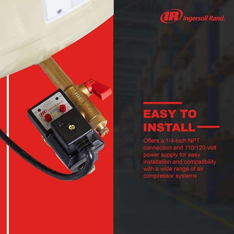 Ingersoll Rand Edv200 1/4npt 110/120v Electronic Drain Valve - Image 5