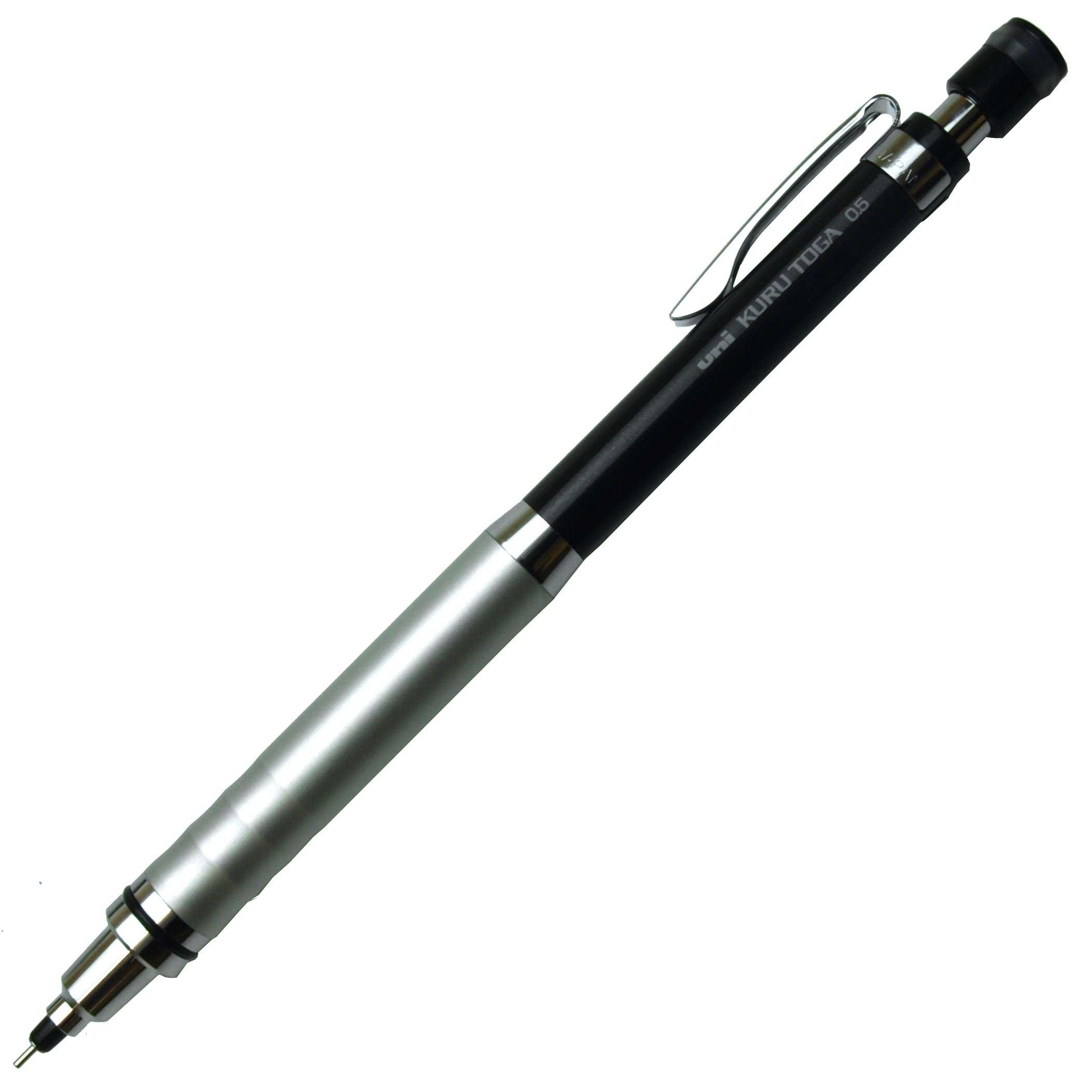 Uni Kuru Toga 0.5 mm High Grade Auto Lead Rotation Mechanical Pencil, Black (M510121P.24) - Image 1