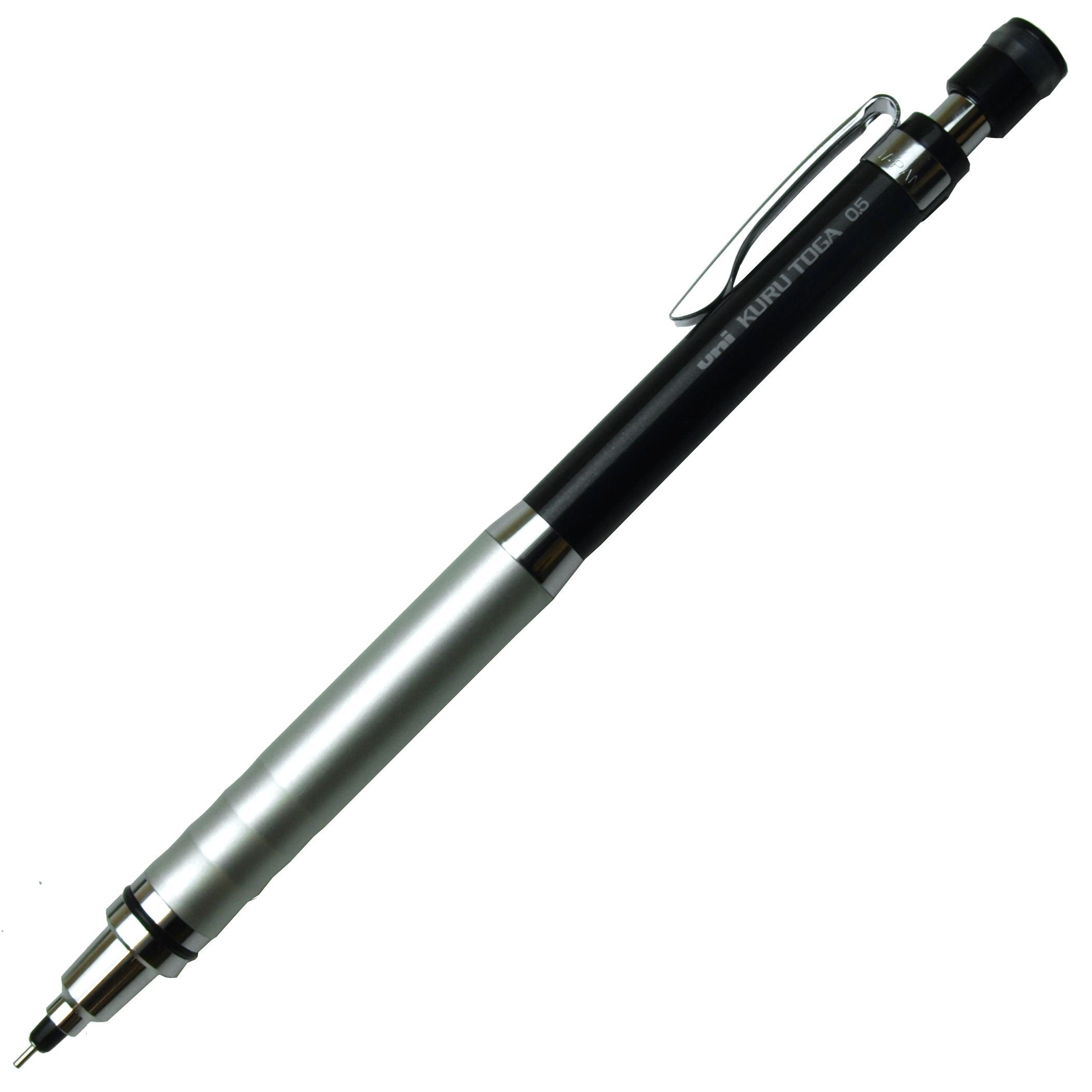 Uni Kuru Toga 0.5 mm High Grade Auto Lead Rotation Mechanical Pencil, Black (M510121P.24) - Product Image