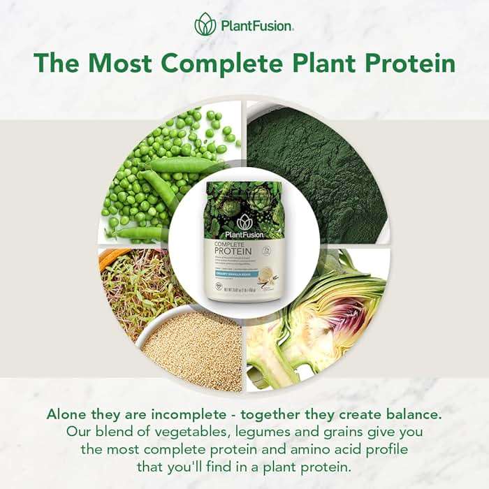 PlantFusion Complete Vegan Protein Powder - Plant Based Protein Powder With BCAAs, Digestive Enzymes and Pea Protein - Keto, Gluten Free, Soy Free, Non-Dairy, No Sugar, Non-GMO - Vanilla Bean 2 lb - Image 4
