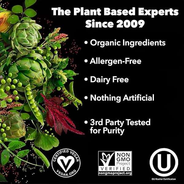 PlantFusion Complete Vegan Protein Powder - Plant Based Protein Powder With BCAAs, Digestive Enzymes and Pea Protein - Keto, Gluten Free, Soy Free, Non-Dairy, No Sugar, Non-GMO - Vanilla Bean 2 lb - Image 5
