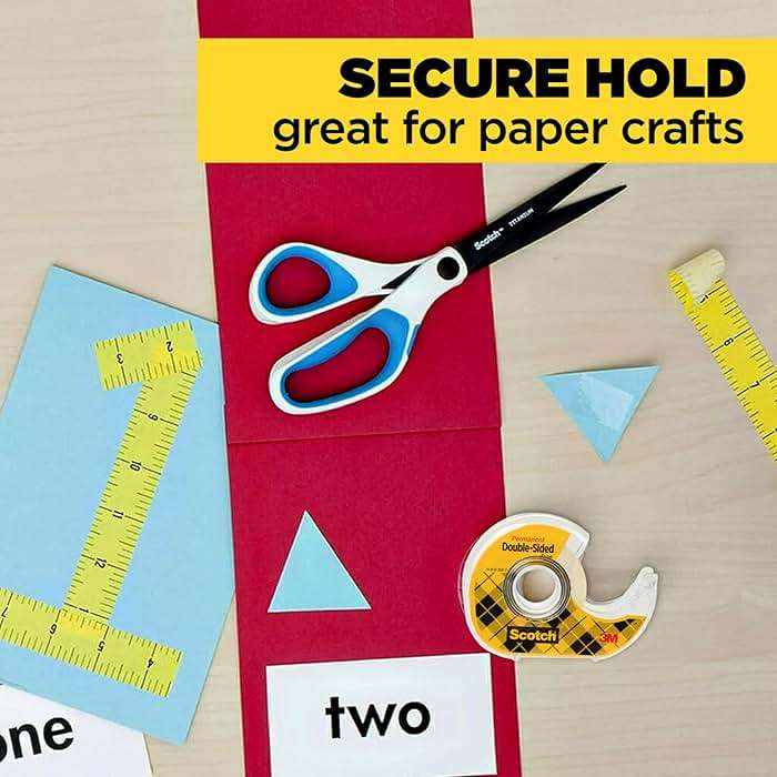 Scotch Permanent Double Sided Tape, Card Making and Holiday Scrapbooking Supplies, Alternative to Gift Wrap Tape for Wrapping Presents, 0.50 in. x 500 in., 6 Rolls with Dispensers - Image 9
