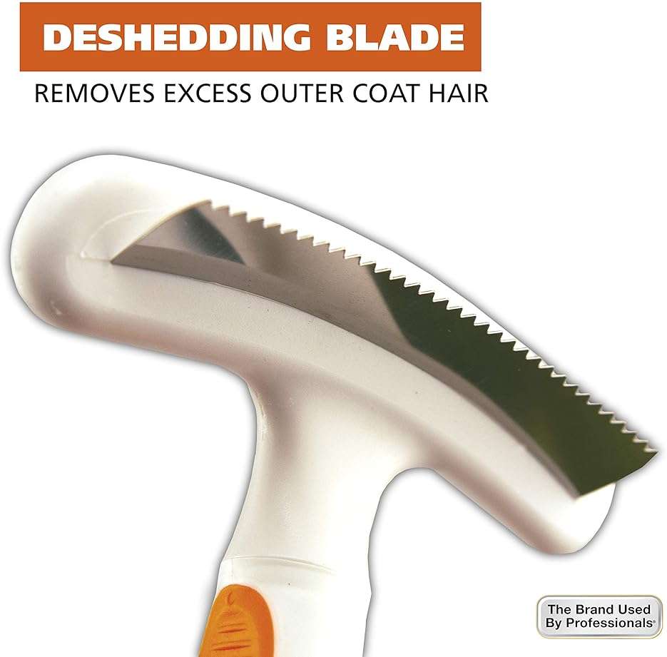 Wahl 2-in-1 Combination Double Row Pet Rake with Hair Shedding Blade for Dog or Cat Fur by The Brand Used by Professionals – Model 858424 - Image 4
