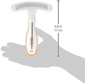 Wahl 2-in-1 Combination Double Row Pet Rake with Hair Shedding Blade for Dog or Cat Fur by The Brand Used by Professionals – Model 858424 - Image 10