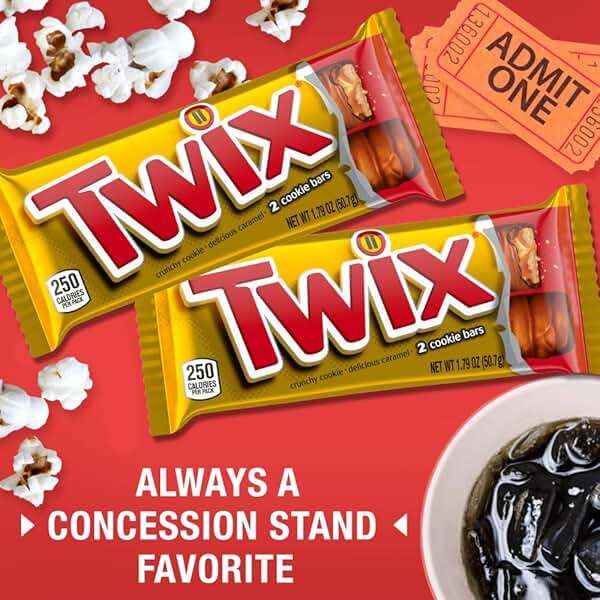 TWIX Bulk Chocolate Candy Individually Wrapped, Full Size, Caramel Chocolate Cookie Candy Bar, Perfect for Snacks, Parites, Goodie Bags, Holidays 36-Count Box - Image 8