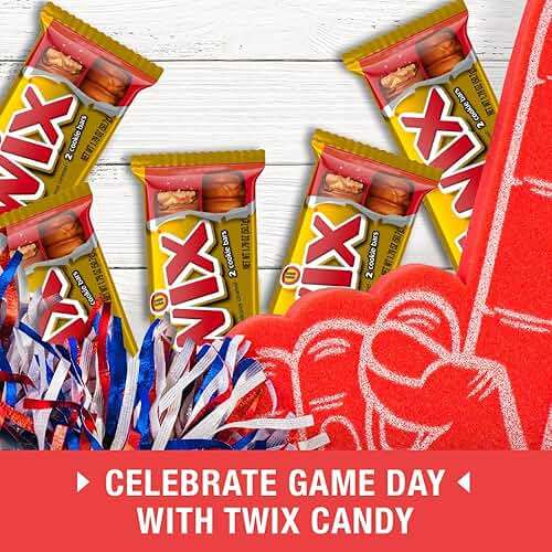 TWIX Bulk Chocolate Candy Individually Wrapped, Full Size, Caramel Chocolate Cookie Candy Bar, Perfect for Snacks, Parites, Goodie Bags, Holidays 36-Count Box - Image 9