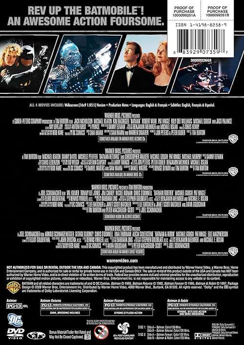4 Film Favorites: Batman Collection (4FF) (DVD) (WS) - Image 2