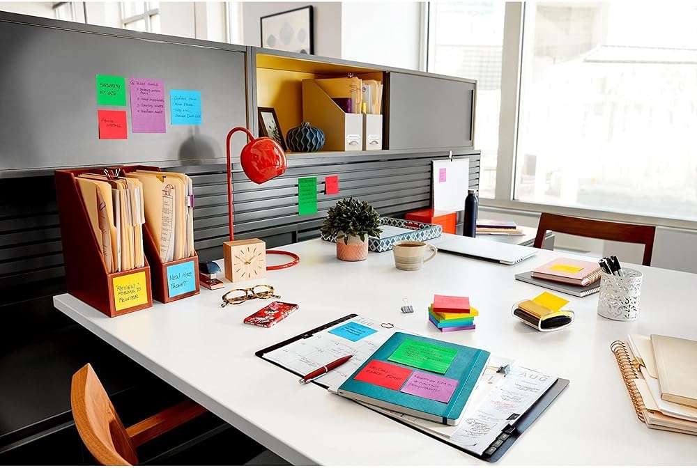 Post-it Super Sticky Dispenser Pop-up Notes, 10 Sticky Note Pads, 3 x 3 in., 2X the Sticking Power, School Supplies and Office Products, Use with Post-it Note Dispensers, Playful Primaries Collection - Image 12