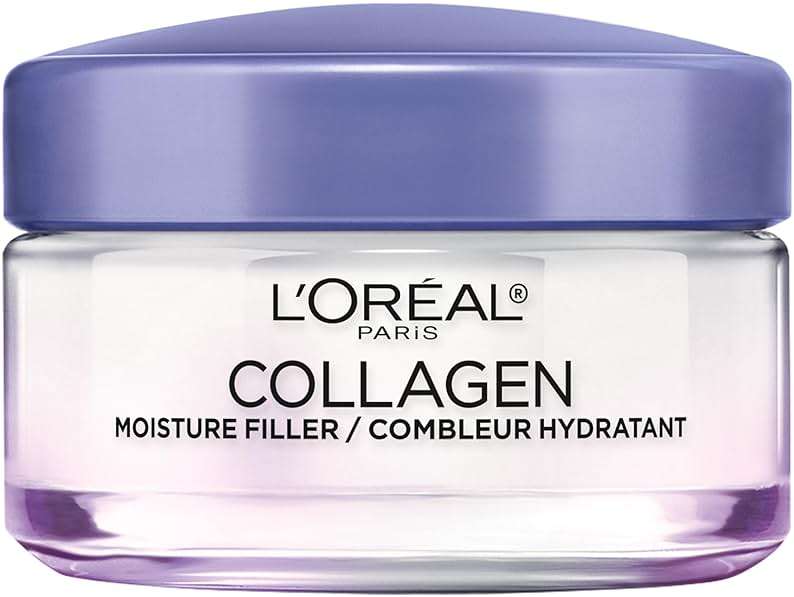 L’Oreal Paris Collagen Daily Face Moisturizer, Anti Aging Face Cream to Reduce Wrinkles and Provide Intense Hydration, 1.7 oz - Image 1