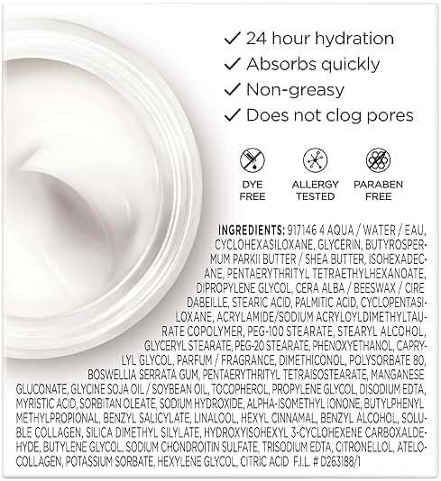 L’Oreal Paris Collagen Daily Face Moisturizer, Anti Aging Face Cream to Reduce Wrinkles and Provide Intense Hydration, 1.7 oz - Image 9