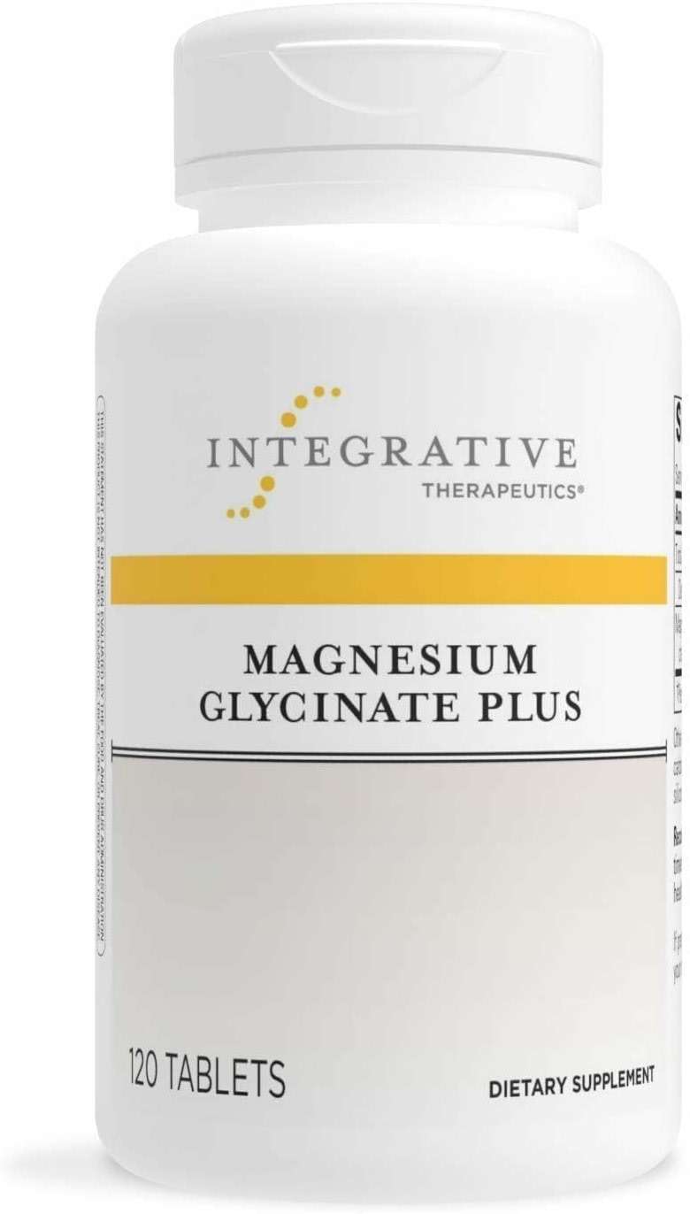 Integrative Therapeutics Magnesium Glycinate Plus - Cardiovascular Support Supplement* - Supports Brain & Muscular Function* - 120 Count (60 Servings) - Image 1