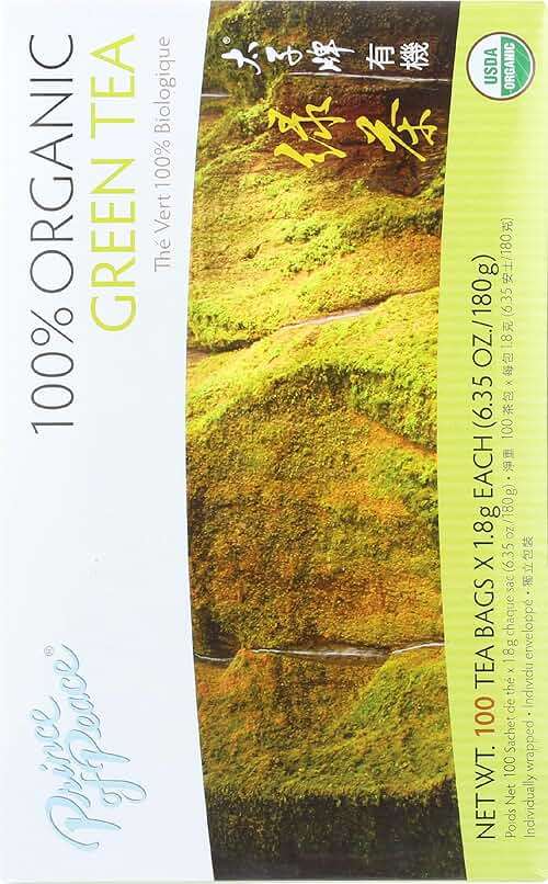 Prince of Peace Organic Green Tea 100 Tea Bags - 2 pack - Image 4