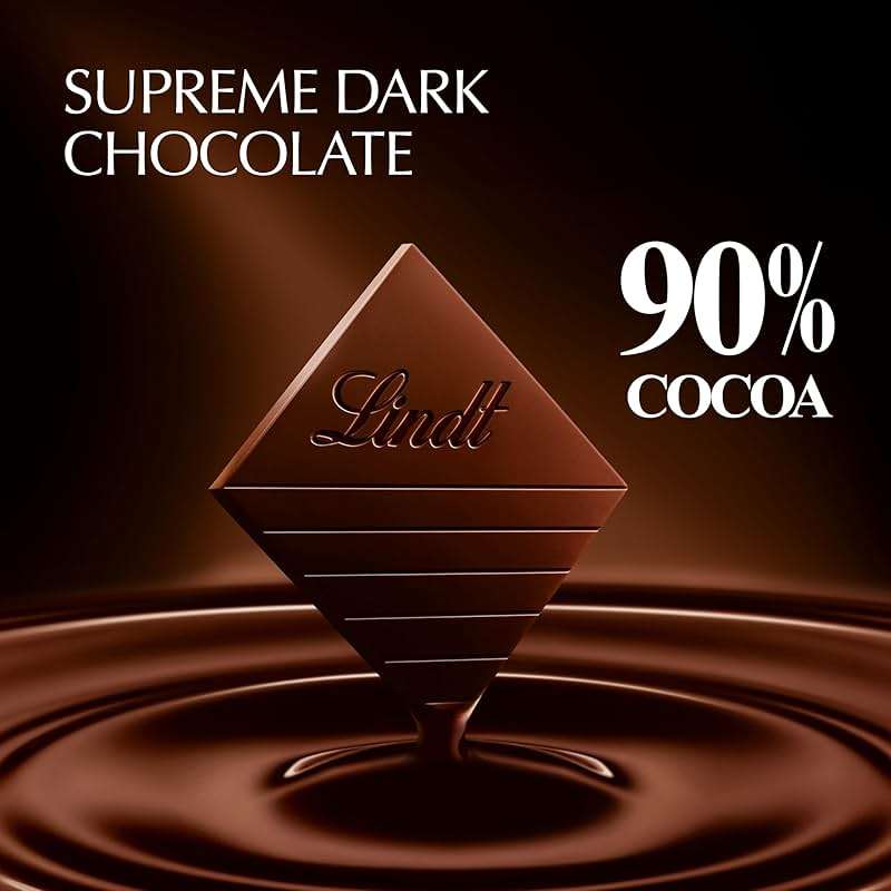 Lindt EXCELLENCE 90% Cocoa Dark Chocolate Bar, Dark Chocolate Candy, 3.5 oz. (12 Pack) - Image 5