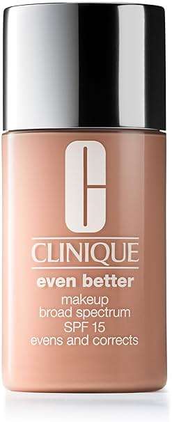 Clinique Even Better Makeup Liquid Foundation SPF 15 With Vitamin C For Dry + Oily Combination Skin Types | Medium Coverage + Natural Finish | Evens Skin Tone + Reduces Dark Spots - Image 1