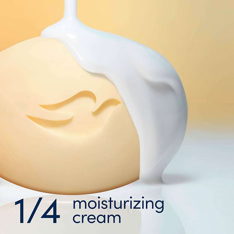 Dove Beauty Bar Soap Shea Butter, 8 Bars for Nourished, Radiant Skin, Enriches Skin 3.75 oz - Image 6