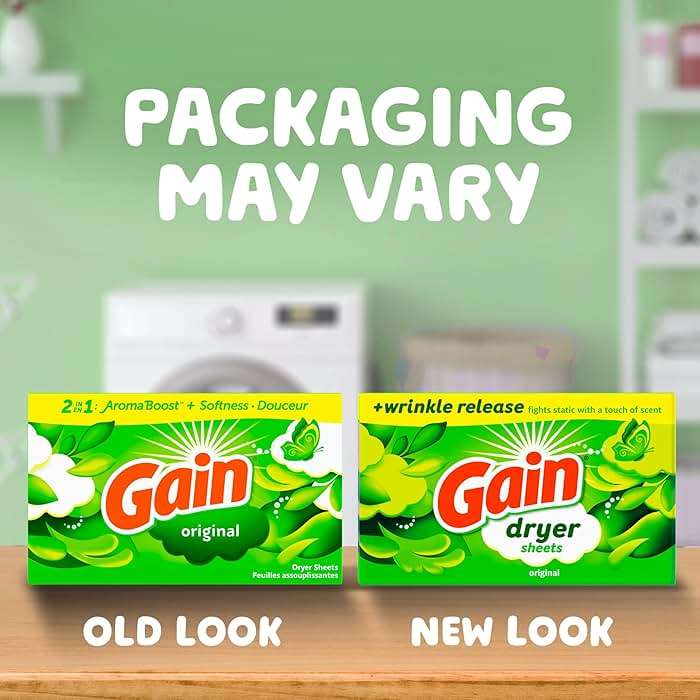 Gain dryer sheets Plus Wrinkle Release, Original Scent, 120 Count, Fights static with a touch of scent, laundry sheets - Image 6