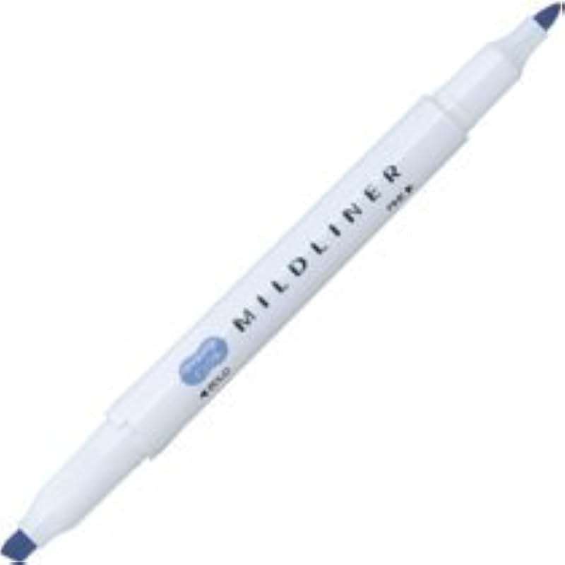 Zebra Highlighter Mildliner, Mild Dark Blue (WKT7-MDB) - Image 3