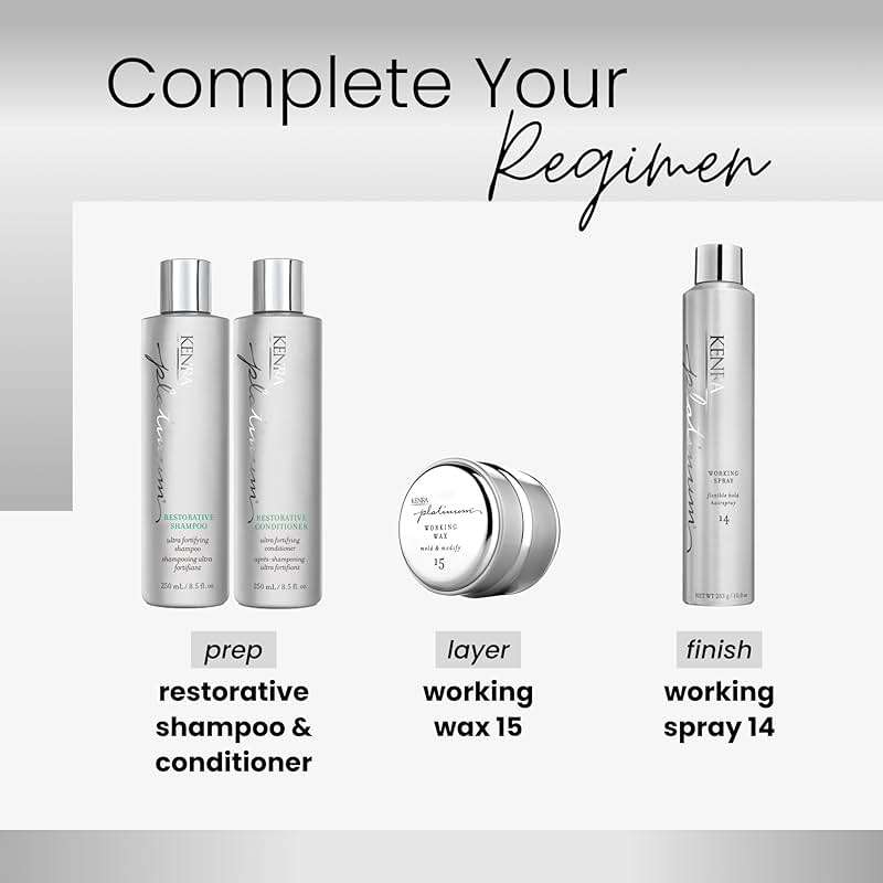 Kenra Professional Platinum Working Spray 14 | Flexible Hold Hairspray | Fast-Drying, Non-Sticky | Creates Volume & Texture | Leaves Hair With Frizz-Free Shine | All Hair Types - Image 6