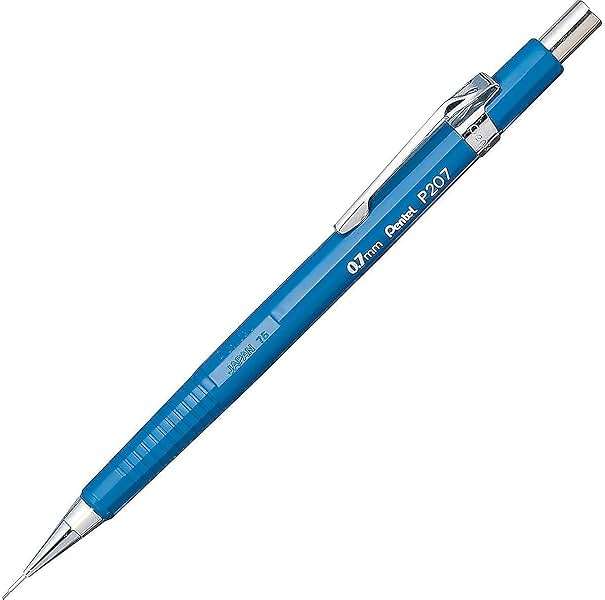 Pentel Sharp Automatic Pencil, (0.7mm), Blue Barrels, Pack of 2 (P207BP2-K6) - Image 4